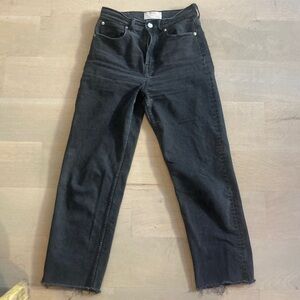 Everlane Women's Black Straight Leg Jeans